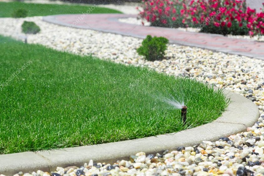 Bewässerung im Garten